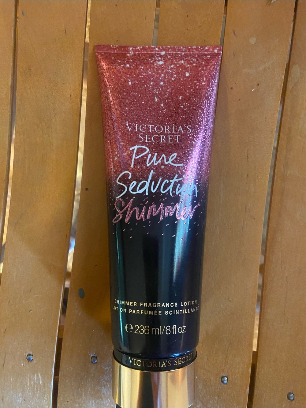 Victoria's Secret Pure Seduction Shimmer Lotion - Pink Ombre & Black